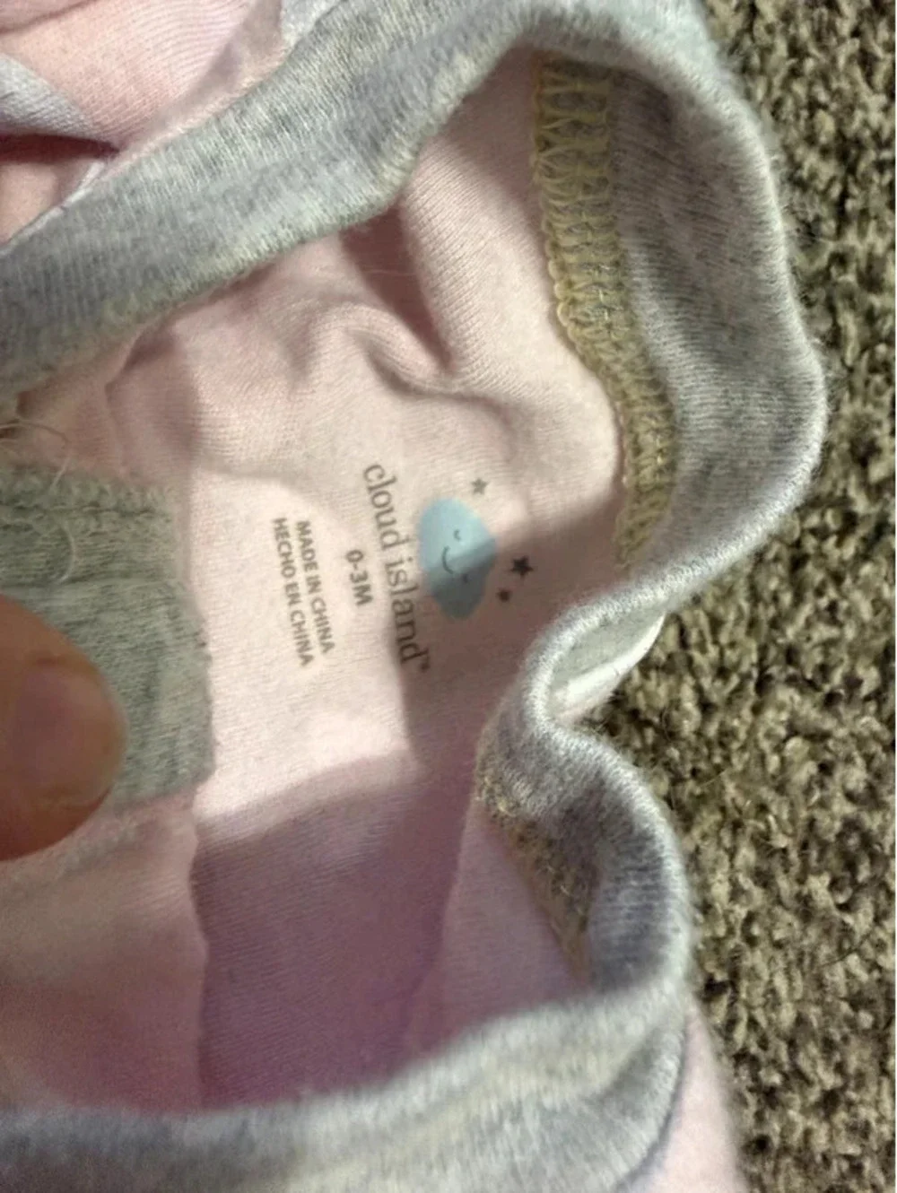 Baby Girl Newborn 0-3M Clothes Lot 6 Piece Carter’s Floral Rompers Sleepers